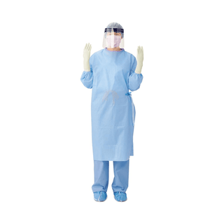 Surgical Gown, Sterile | Non Reinforced, Size S, With Set-in Sleeves and Towel (30 EA/CS) | Quantity - 1x Each