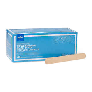 Tongue Depressors, Sterile, 6",  (100 EA/BX | 10 BX/CS) | Quantity - 1x BX100