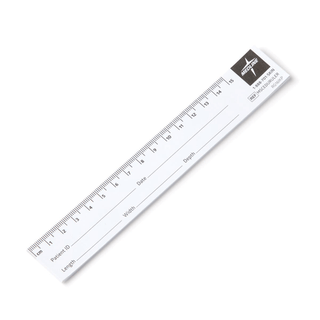 Educare Paper Wound Ruler, 25 Rulers per Pad | (250 EA/BX) | Quantity - 1x BX250