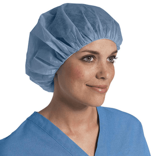 Bouffant Caps, Lightweight, 24", Blue, Pro Series (100 EA/BX | 5 BX/CS) | Quantity - 1x BX100