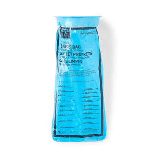 Clean Sack Emesis Bag with Rigid Ring and Graduations, Blue, LDPE | (24 EA/BX, 6 BX/CS) | Quantity - 1x BX24