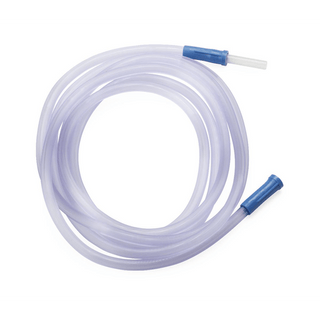 Suction Tubing, Sterile, 1/4" x 10', Universal | Straight Ribbed Connectors (50 EA/CS) | Quantity - 1x CS50