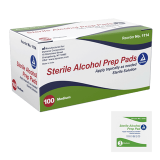 Alcohol Prep Pad Sterile- Medium | Quantity - 1x CS