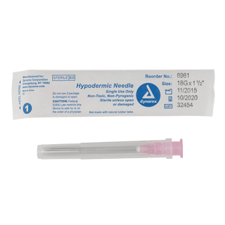 Hypodermic Needle 23G, 3/4" needle | Quantity - 1x CS