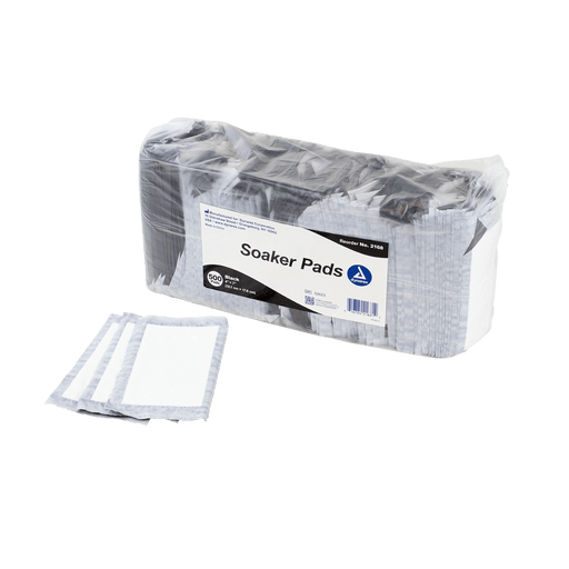 Soaker Pads, 6.25" x 7", Black, 4/500/cs | Quantity - 1x CS