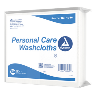 Personal Care Washcloths 12 x 13in | Quantity - 1x CS