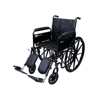 DynaRide™ S2 Wheelchair-20x16inch Seat w/ Detach Desk Arm ELR | Quantity - 1x CS