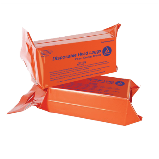 Disposable Head Loggs, Orange, 16 Pairs, 32/cs | Quantity - 1x CS