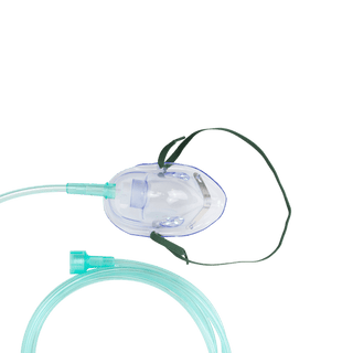 Elongated Oxygen Mask – Medium-Concentration w/ 7ft (2.1 m) Tubing with Universal Connector – Pediatric | Quantity - 1x CS