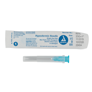 Hypodermic Needle 23G, 3/4" needle | Quantity - 1x CS