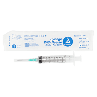 Syringes With Needle - 3cc - 25G, 1" Needle | Quantity - 1x CS