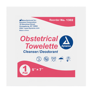 Obstetrical Towelettes, 5"x7" | Quantity - 1x CS