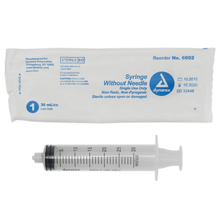 Syringe - Luer Lock 30 cc | Quantity - 1x CS