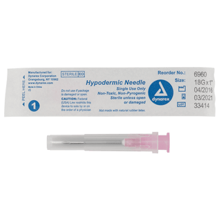 Hypodermic Needle 23G, 3/4" needle | Quantity - 1x CS