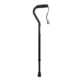 Offset Cane, Adult, black, 1pc/bag,6bags/cs | Quantity - 1x CS