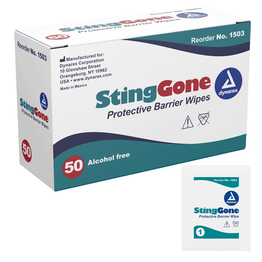StingGone Protective Barrier Wipes, 20/50/cs | Quantity - 1x CS