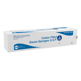 Cotton Filled Gauze Sponge - 2 x 2in (Exodontia Sponge) | Quantity - 1x CS