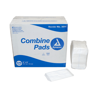 Combine Pads 1/pouch - Sterile, 8" x 10", 15/24/cs | Quantity - 1x CS