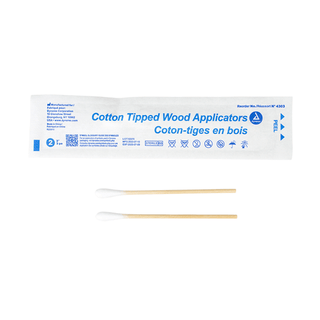 Cotton Tipped Wood Applicators Non-sterile 6in | Quantity - 1x CS