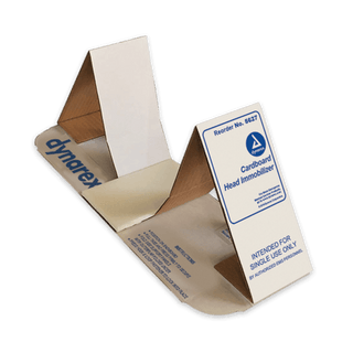 Cardboard Head Immobilizer | Quantity - 1x CS