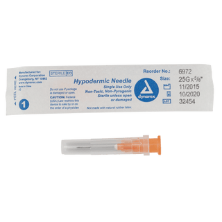 Hypodermic Needle 23G, 3/4" needle | Quantity - 1x CS