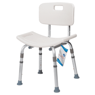 Deluxe Shower Chair with Back | Quantity - 1x CS