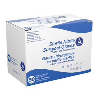 Sterile Nitrile Surgical Gloves- Powder-Free (Pairs) -  Size 9 | Quantity - 1x CS