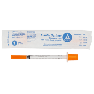 Insulin Syringe N/S - 1cc - 31G, 5/16" needle | Quantity - 1x CS