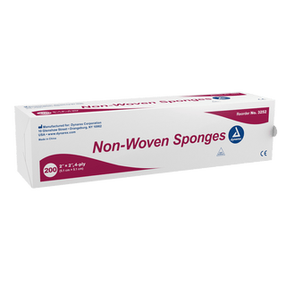 Non-Woven Sponge Sterile 2's, 3"x 3", 4 Ply | Quantity - 1x CS