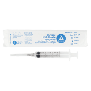 Syringes With Needle - 3cc - 25G, 1" Needle | Quantity - 1x CS