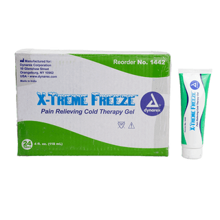 X-Treme Freeze Pain Relieving Cold Therapy Gel 4oz. Tube | Quantity - 1x CS