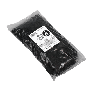 Black Rubber Bands 1lb bag / 2312 pcs | Quantity - 1x CS