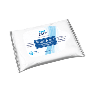 Flushable Wipes (Adult) 9 x 13in - 60 wipes/tub | Quantity - 1x CS