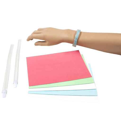 ID Bands, Clear Band w/Color Card Insert, 5/50 cs | Quantity - 1x CS