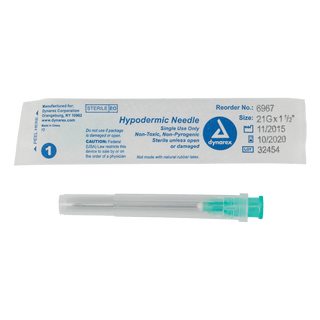 Hypodermic Needle 23G, 3/4" needle | Quantity - 1x CS