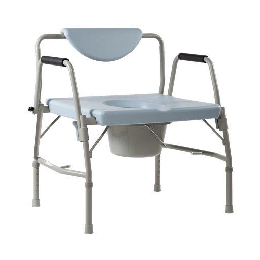 Bariatric Drop Arm Commode, Steel, 1/cs | Quantity - 1x CS