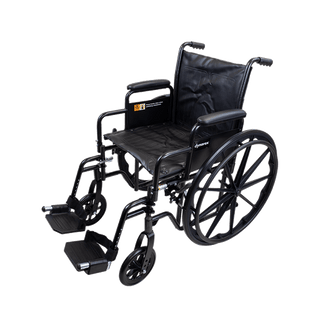 DynaRide™ S2 Wheelchair-20x16inch Seat w/ Detach Desk Arm ELR | Quantity - 1x CS