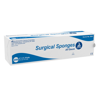 X-Ray Detectable Surgical Gauze Sponge Sterile 4" x 4" | Quantity - 1x CS