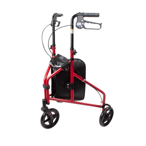 DynaGo Zoom - Aluminum Rollator w/ 3" Wheels, Red, 1pc/cs | Quantity - 1x CS
