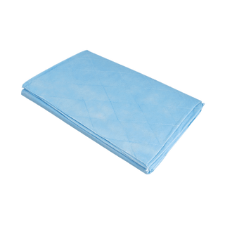 Disposable Blue Non-Woven Blanket 44"x84" | Quantity - 1x CS