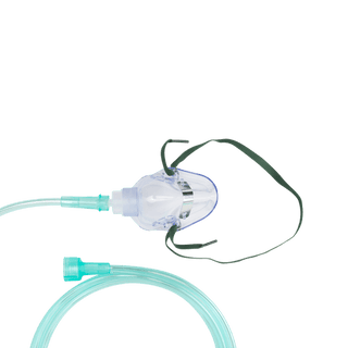 Elongated Oxygen Mask – Medium-Concentration w/ 7ft (2.1 m) Tubing with Universal Connector – Pediatric | Quantity - 1x CS