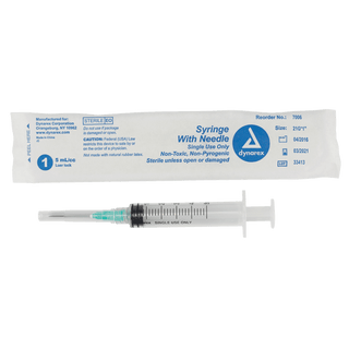 Syringes With Needle - 3cc - 25G, 1" Needle | Quantity - 1x CS