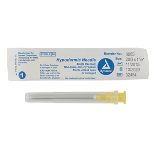 Hypodermic Needle 23G, 3/4" needle | Quantity - 1x CS