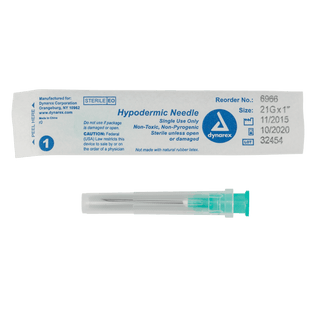 Hypodermic Needle 23G, 3/4" needle | Quantity - 1x CS