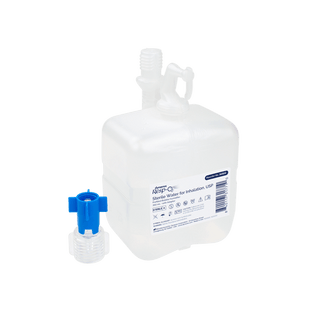 Sterile Water for Inhalation (Prefilled Bubble Humidifier) w/ Adaptor, USP - 350 mL | Quantity - 1x CS