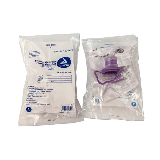 Enteral Delivery Pump Bag Set - w/ ENFit Connector, 30/cs | Quantity - 1x CS