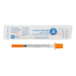 Insulin Syringe N/S - 1cc - 31G, 5/16" needle | Quantity - 1x CS