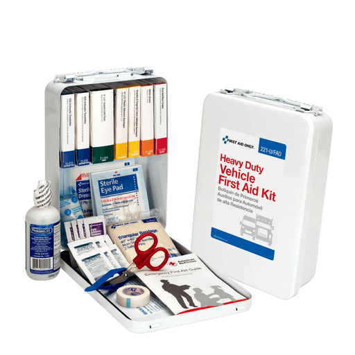 FIRST AID ONLY/ACME UNITED TRAVEL & SPECIALTY KITS25 Person Vehicle First Aid Kit, Metal Case (DROP SHIP ONLY$150 Minimum Order) | Quantity - 1x EA