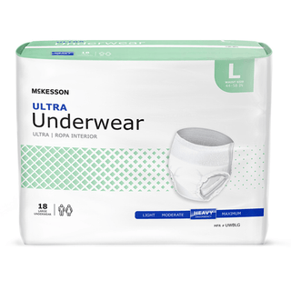 McKesson Ultra Heavy Absorbent Underwear, Large | Quantity - 1x BG