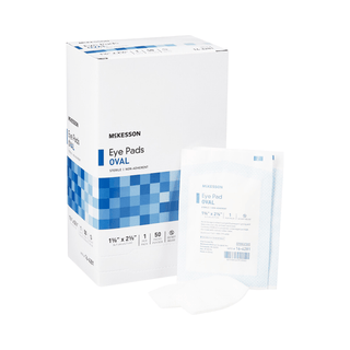 McKesson Eye Pad, 1-5/8 x 2-5/8 Inch | Quantity - 1x BX